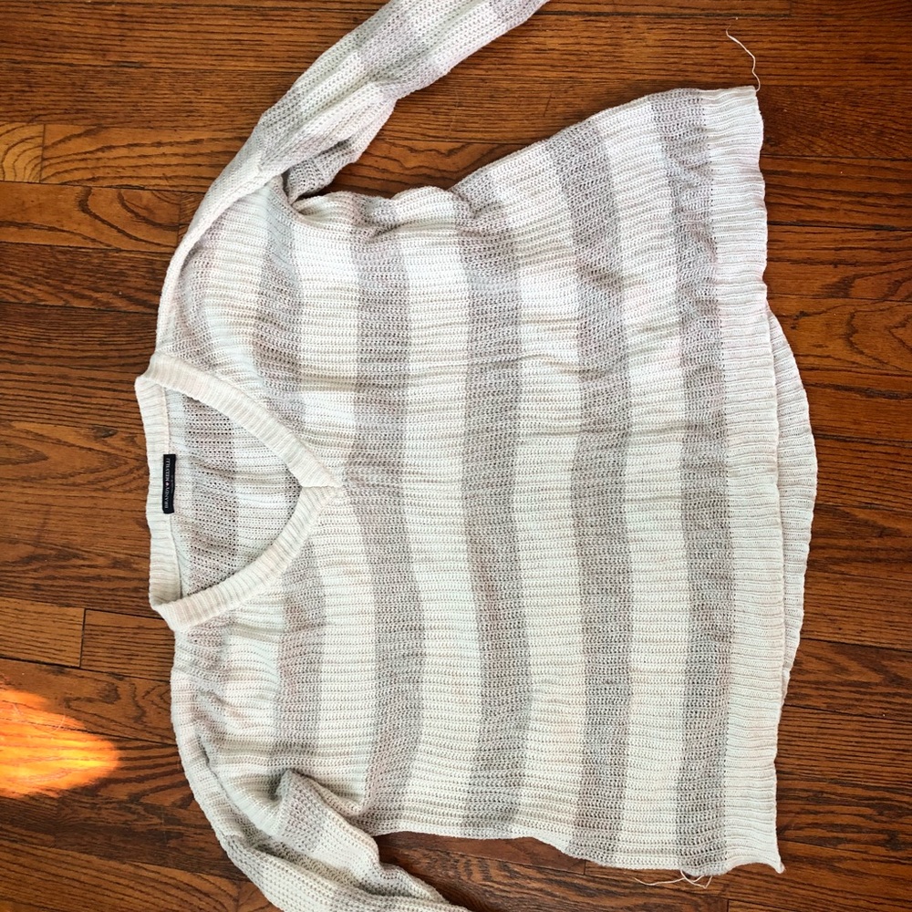 Oversized brandy melville striped sweater